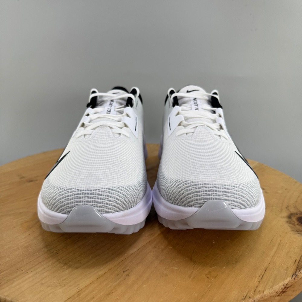 Nike Air Zoom Infinity Tour 2 Mens Size 11.5 Golf Shoes Cleat Spikes White Black - Picture 2 of 9